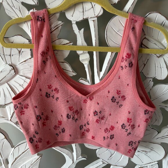 Aerie Superchill Scoop Seamless Floral Bralette - NWOT - Picture 3 of 4